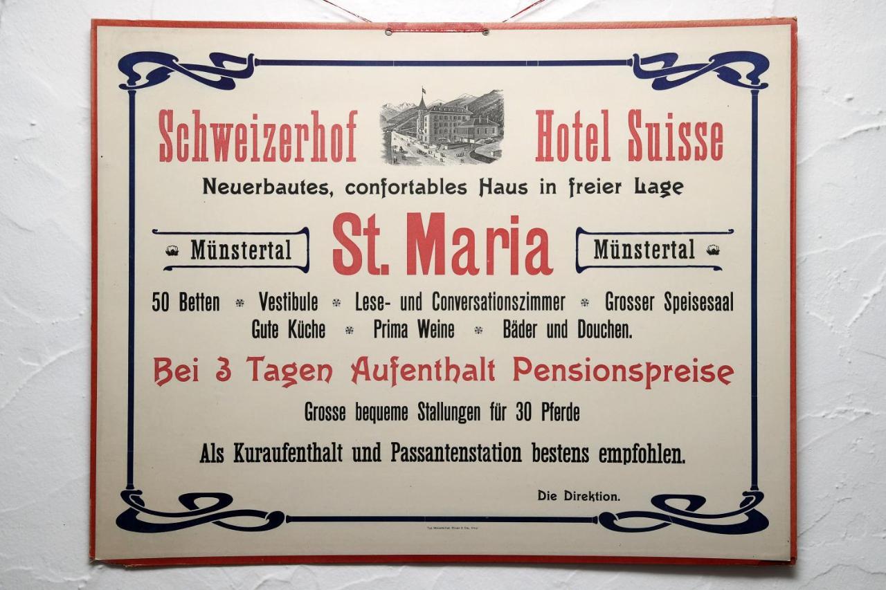 Hotel Schweizerhof Sta Maria Santa Maria Val Müstair Esterno foto